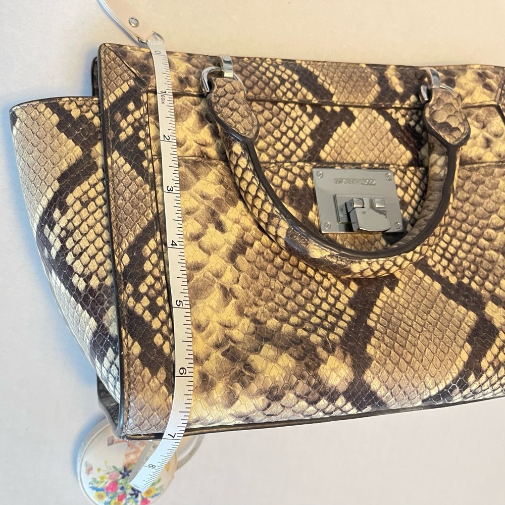 Michael Kors Brown and Black Baby Bag with Snakeskin Pattern - Picture 6 of 6